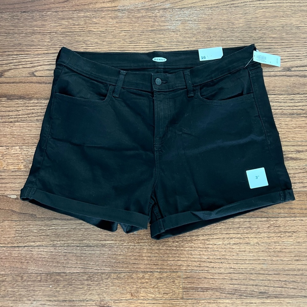 Black Denim‎ Women's Old Navy Shorts size 16